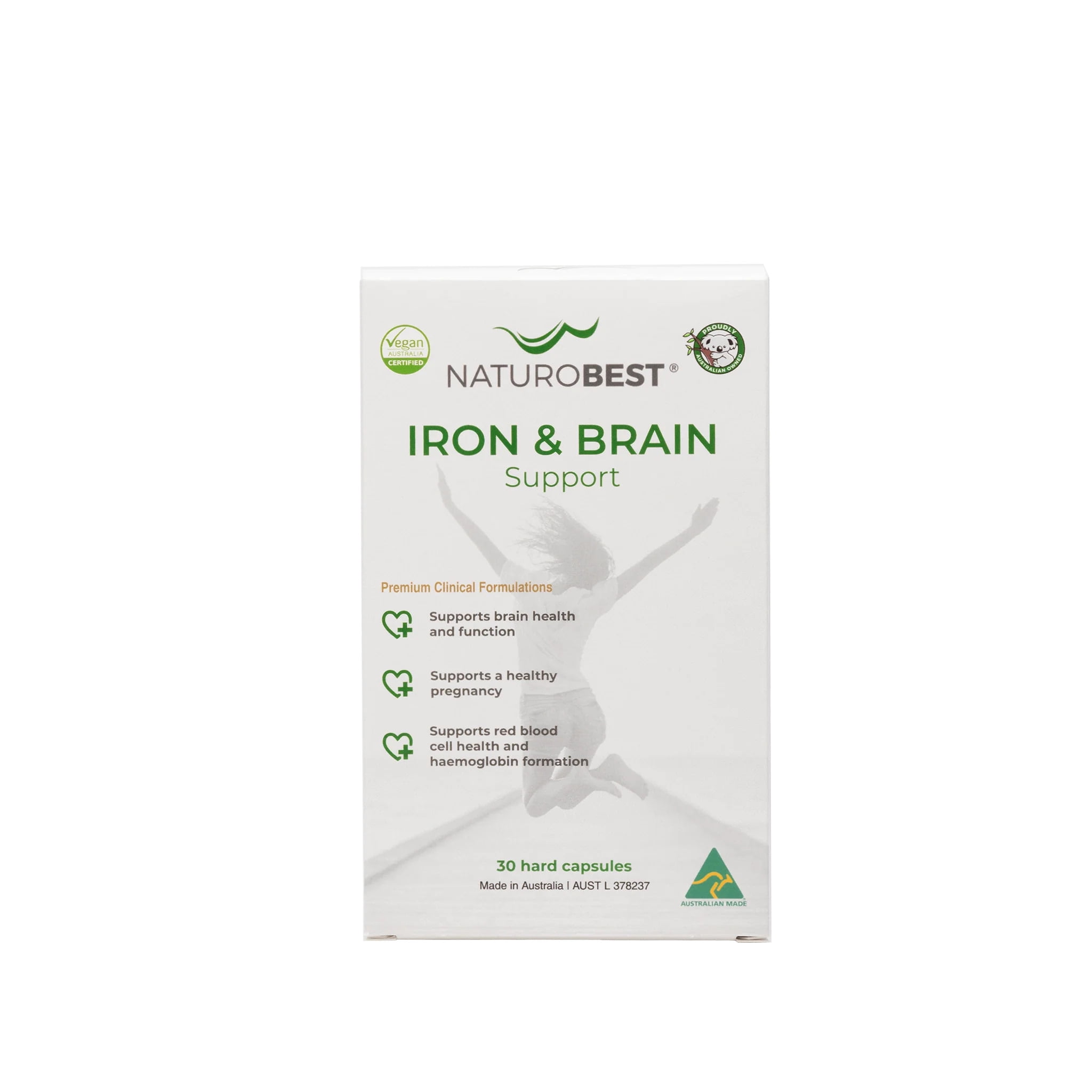 NaturoBest Iron  Brain Support | Iron, B12, Folate, Vit C  Choline Sale